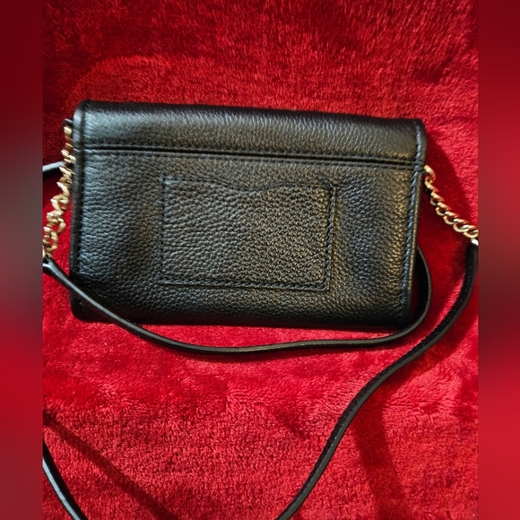 Kate Spade Black Pebble Leather Harlow Crossbody Wallet - Picture 5 of 10